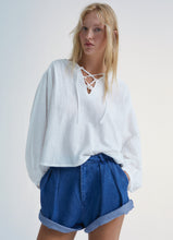 Load image into Gallery viewer, The New Society - Melrose Blouse - Off White