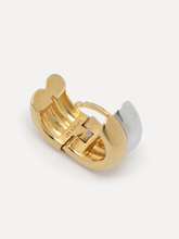 Load image into Gallery viewer, Les Soeurs - Ferdi Double Huggies - Gold & Silver