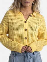 Load image into Gallery viewer, Les Soeurs - Rayan Crochet Cardigan - Butter