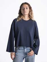 Load image into Gallery viewer, Les Soeurs - Aline Long Sleeve - Navy