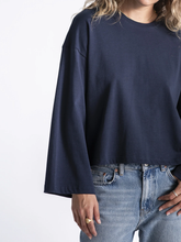 Load image into Gallery viewer, Les Soeurs - Aline Long Sleeve - Navy