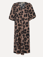 Load image into Gallery viewer, Les Soeurs - Paulie Dress Long - Leopard