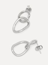 Load image into Gallery viewer, Les Soeurs - Cara Double Loop - Silver