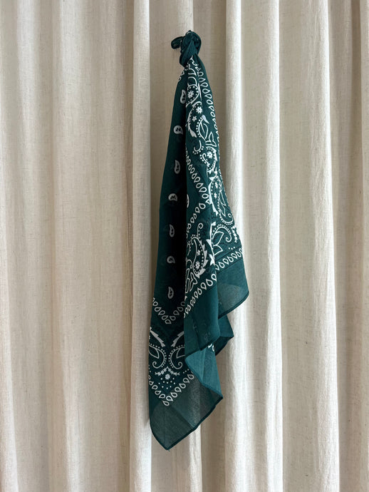 Bandana Scarf - Bottle Green