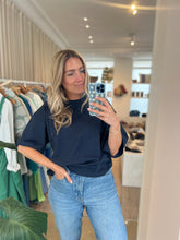Load image into Gallery viewer, Les Soeurs - Tiara Tee - Navy