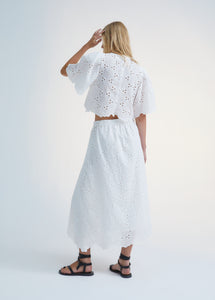 The New Society - Abbott Skirt - Off White