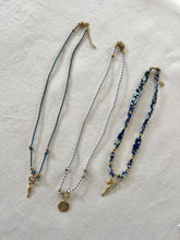 Load image into Gallery viewer, Ketting Zeester - Blauw Wit
