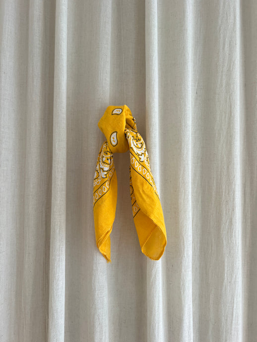 Bandana Scarf - Bright Yellow