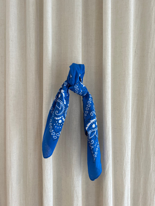 Bandana Scarf - Bright Blue