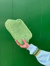 Load image into Gallery viewer, Pochette Raffia - Groen