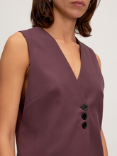 Load image into Gallery viewer, Edited - Vanessa Vest - Plum