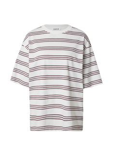 Edited - Xia T-shirt - Plum Stripe
