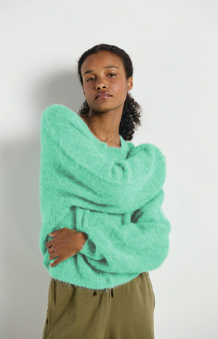 American Vintage - Niby Cardigan - Munt