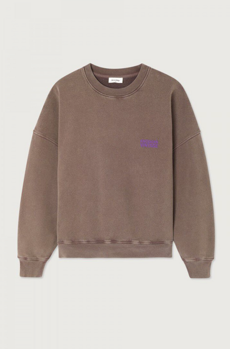 American Vintage - Plizzy Sweater - Kastanje