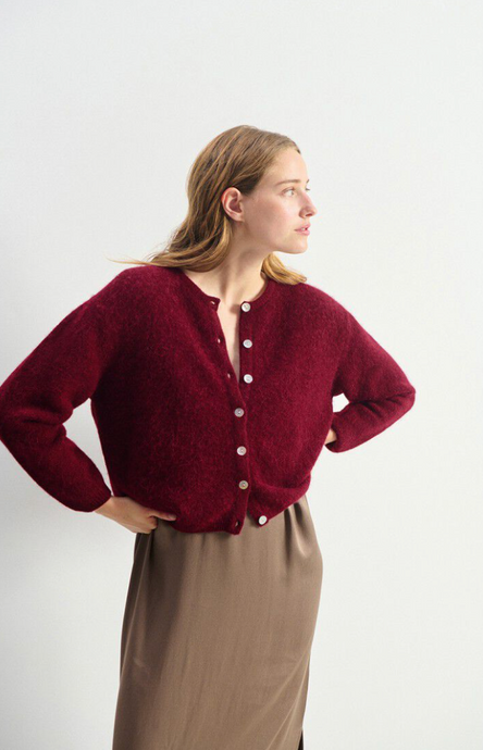 American Vintage - Vitow Cardigan - Bordeaux
