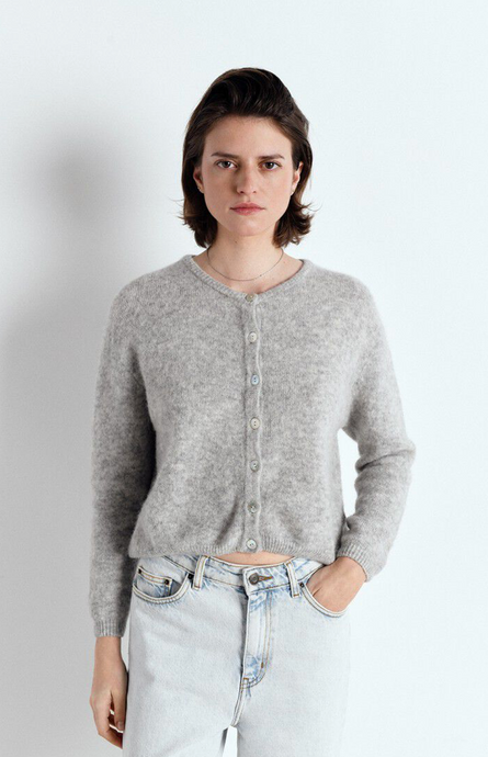 American Vintage - Vitow Cardigan - Light Grey