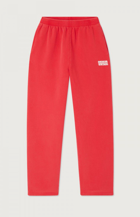 American Vintage - Plizzy Jogger - Rood