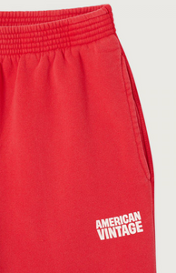 American Vintage - Plizzy Jogger - Rood