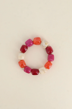 Load image into Gallery viewer, Armband - Multi Vierkant - Rood