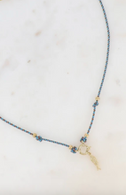 Load image into Gallery viewer, Ketting Vis - Blauw Turquoise