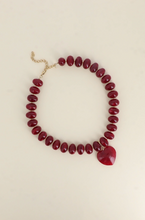Load image into Gallery viewer, Ketting Hart - Bordeaux