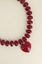 Load image into Gallery viewer, Ketting Hart - Bordeaux