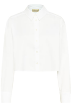 Load image into Gallery viewer, Gestuz - York Cropped Shirt - Wit