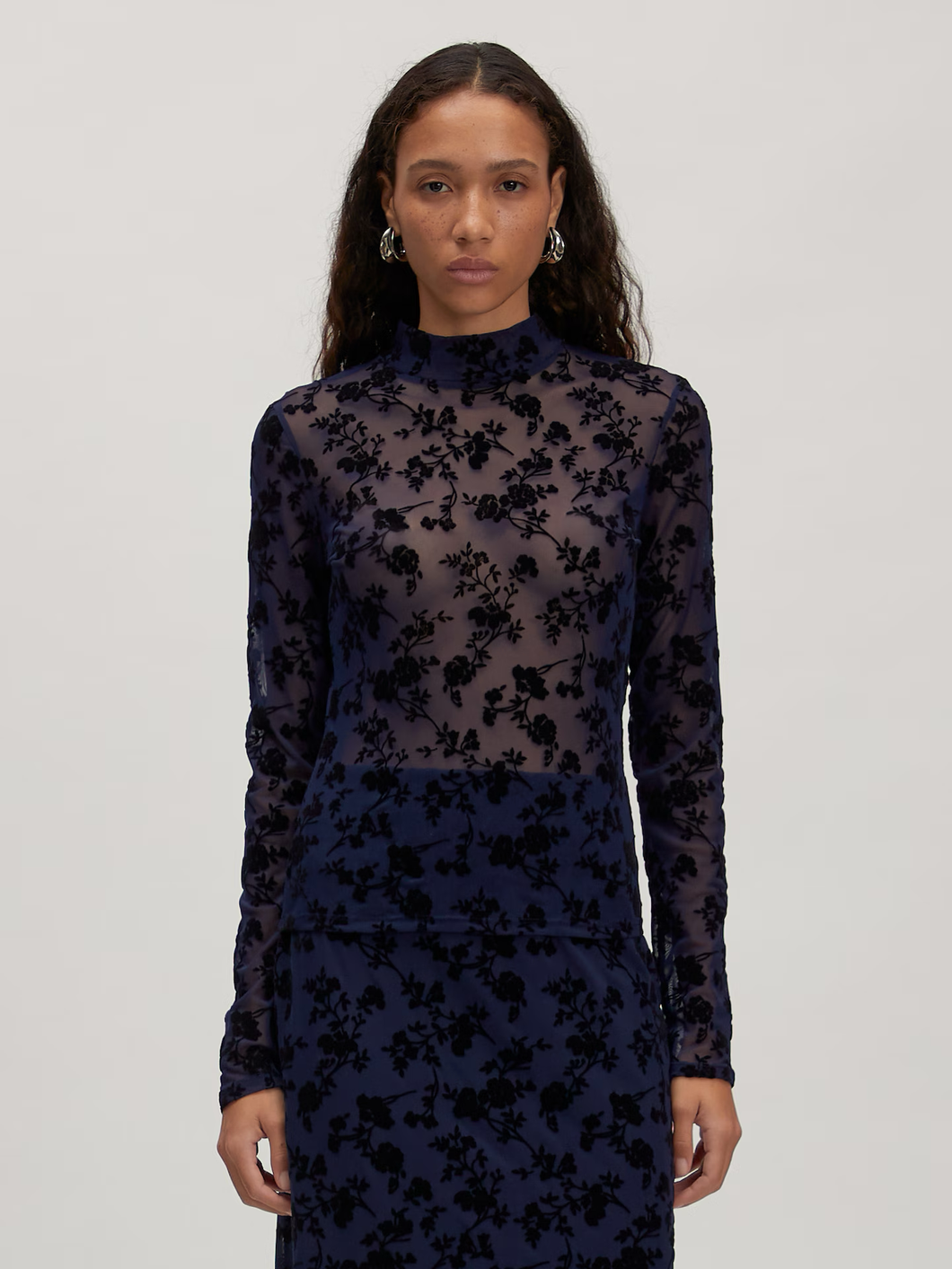 Edited - Fiore Top - Navy