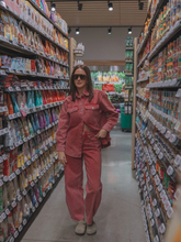 Load image into Gallery viewer, Les Soeurs - Millie Jeans - Framboos