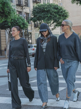 Load image into Gallery viewer, Les Soeurs - Meryl Jeans Balloon - Dark Blue