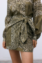 Load image into Gallery viewer, The New Society - Waterlily Rok - Bandana Kaki