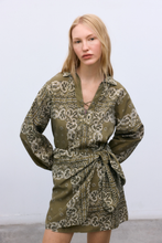 Load image into Gallery viewer, The New Society - Waterlily Bloes - Bandana Kaki