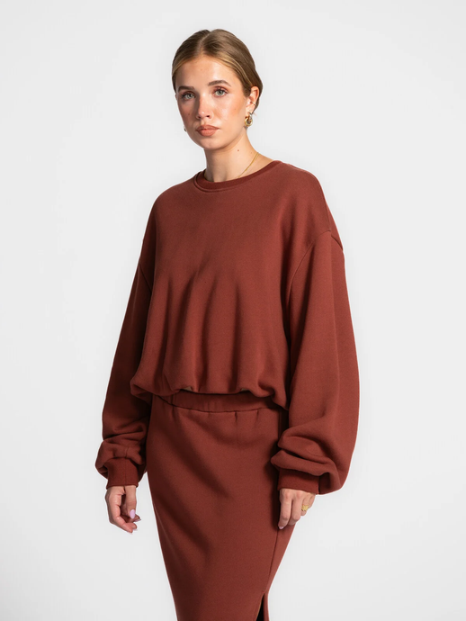 Les Soeurs - Metz Sweater - Bordeaux