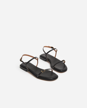 Load image into Gallery viewer, Flattered - Alice Sandal - Black