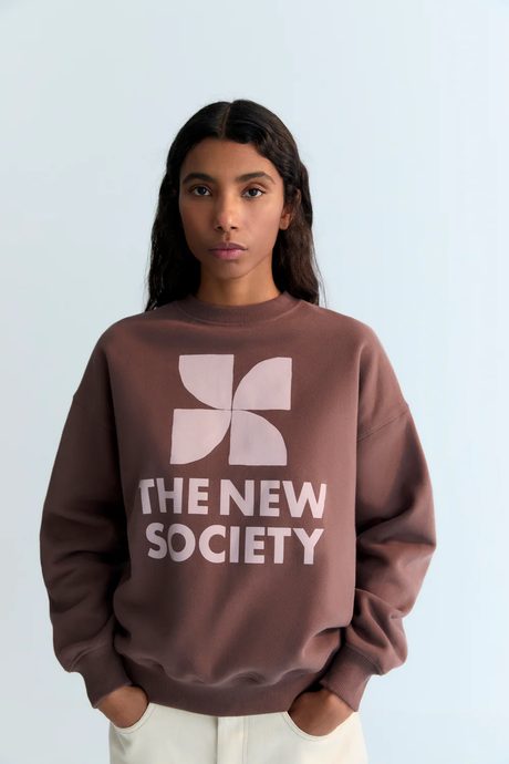 The New Society - Logo Sweater - Bruin
