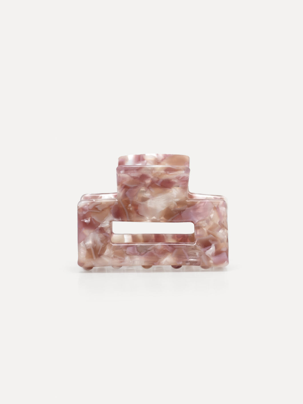Les Soeurs - Hairclip Rectangle - Pink White