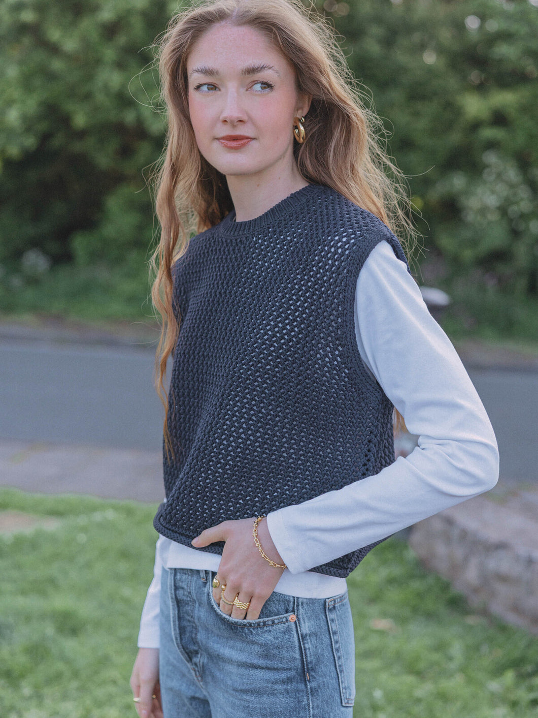 Les Soeurs - Mori Top - Navy