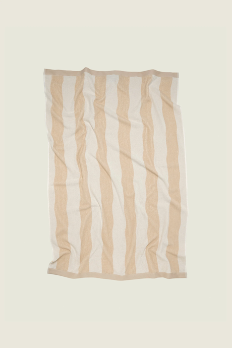 OAS - Terry Jacquard Towel - White Waver