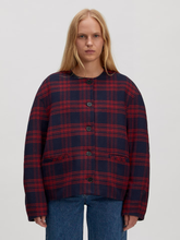 Load image into Gallery viewer, Edited - Aino Bomber - Navy Check