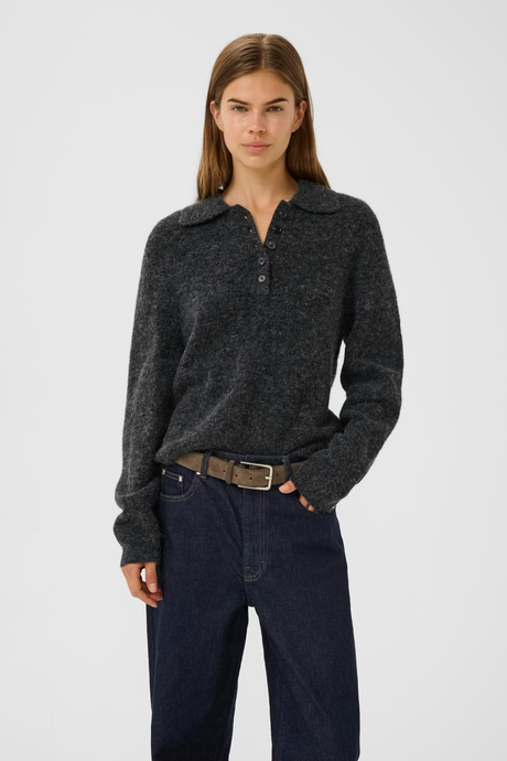 Gestuz - Alpha Pullover - Charcoal