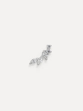 Load image into Gallery viewer, Les Soeurs - Louise Strass Leaves - Silver