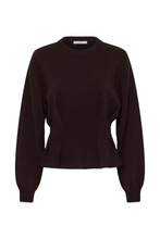 Load image into Gallery viewer, Gestuz - Manzi Pull Peplum - Bruin