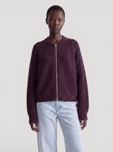 Load image into Gallery viewer, Edited - Rae Cardigan - Aubergine