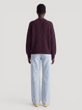 Load image into Gallery viewer, Edited - Rae Cardigan - Aubergine