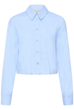 Load image into Gallery viewer, Gestuz - York Cropped Shirt - Lichtblauw