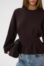 Load image into Gallery viewer, Gestuz - Manzi Pull Peplum - Bruin