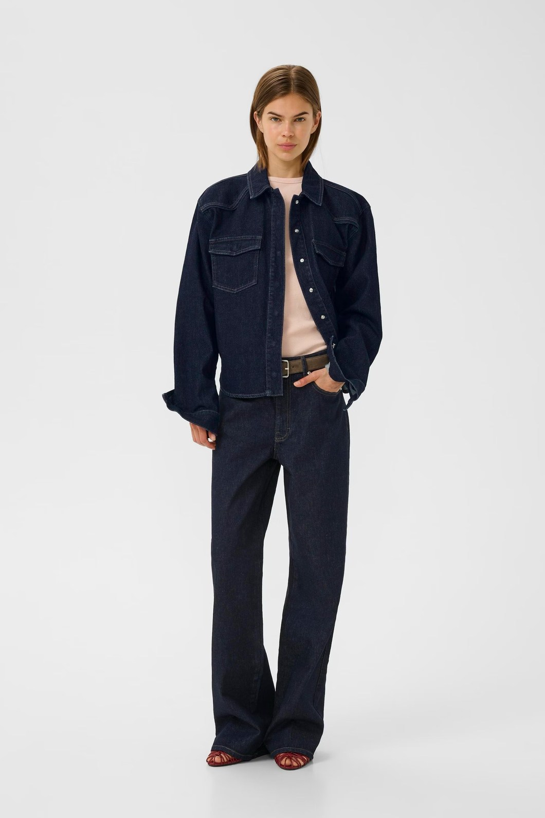 Gestuz - Summer Shirt - Unwashed Jeans