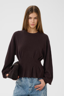 Gestuz - Manzi Pull Peplum - Bruin