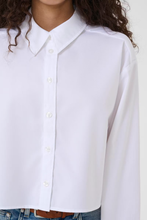 Load image into Gallery viewer, Gestuz - York Cropped Shirt - Wit