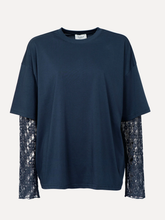 Load image into Gallery viewer, Les Soeurs - Leonardo T-shirt - Navy